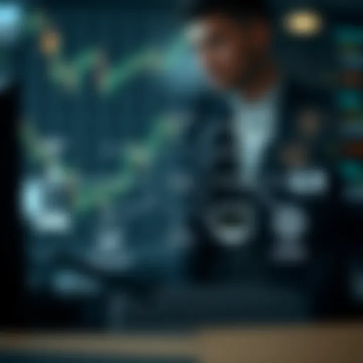 Diagram illustrating the algorithmic flow of an automated trading bot analyzing market data