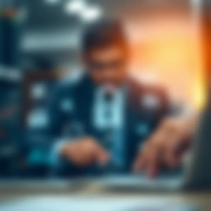 Conceptual graphic depicting secure financial transactions and regulatory compliance icons