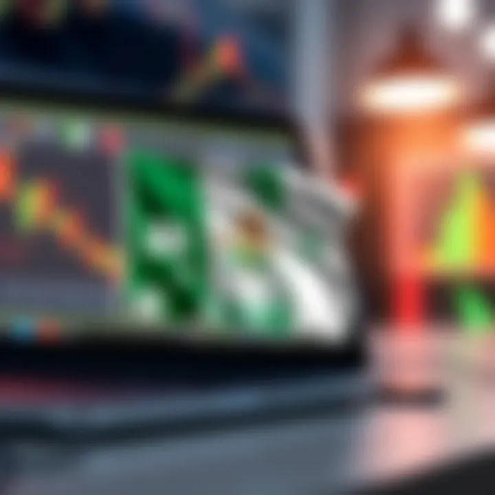 Conceptual graphic depicting online trading with risk management icons and Nigerian flag