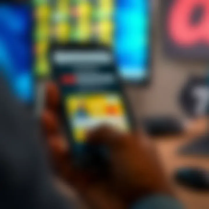 Mobile phone displaying prepaid card scratch card upload interface on Cardtonic platform