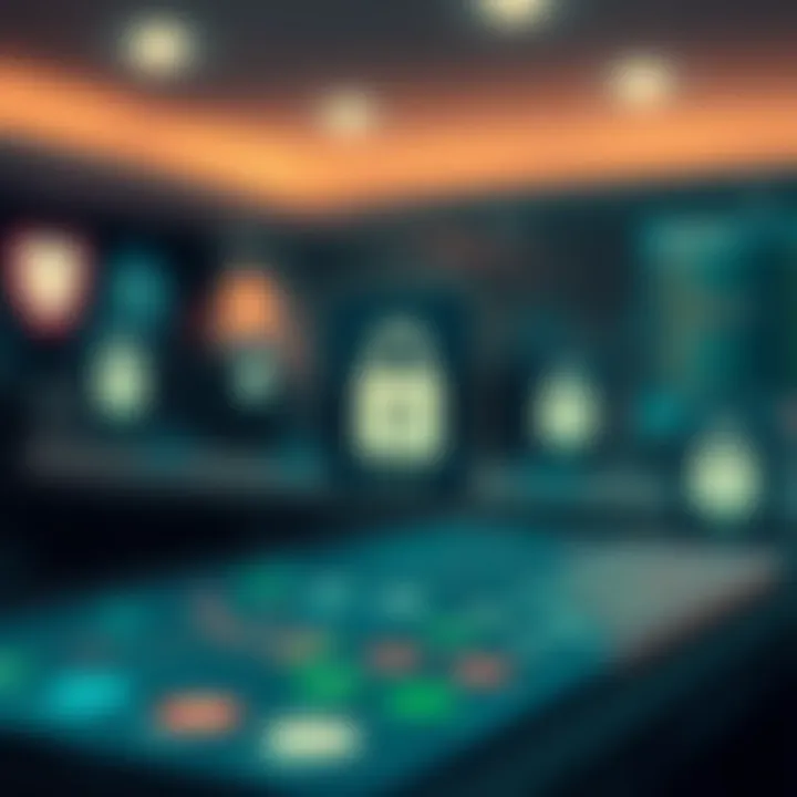 Safe financial transaction symbols representing security features in trading apps in Nigeria