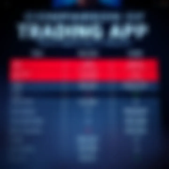 Comparison table of trading app features highlighting fees, security, and usability for Nigerian investors