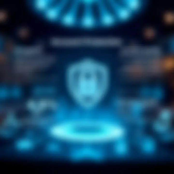 Security features overview highlighting encryption and account protection methods on app.deriv platform