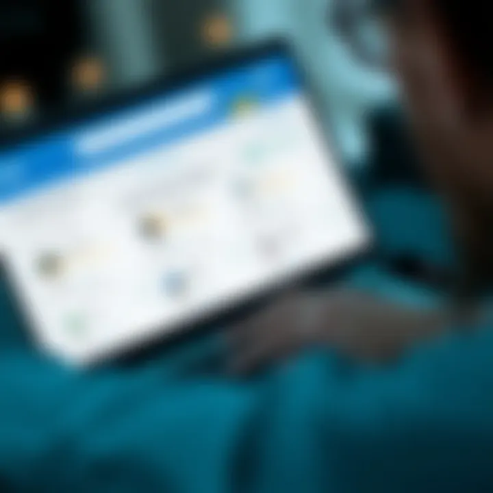 Graphic illustrating online platform with loan and investment options and user ratings
