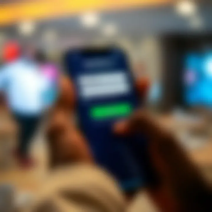 User entering credentials into the app.deriv.com login interface on a mobile device in Nigeria