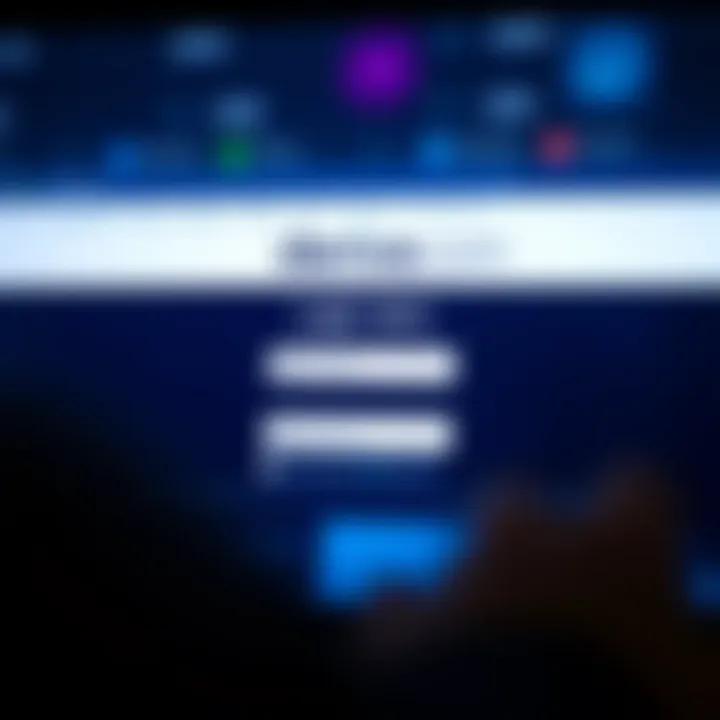 User interface of Derive.com login portal displaying username and password fields