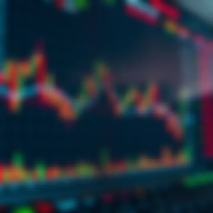 Forex Trading Platform with Market Charts and Currency Data Overview of a digital forex trading platform displaying currency charts and market trends