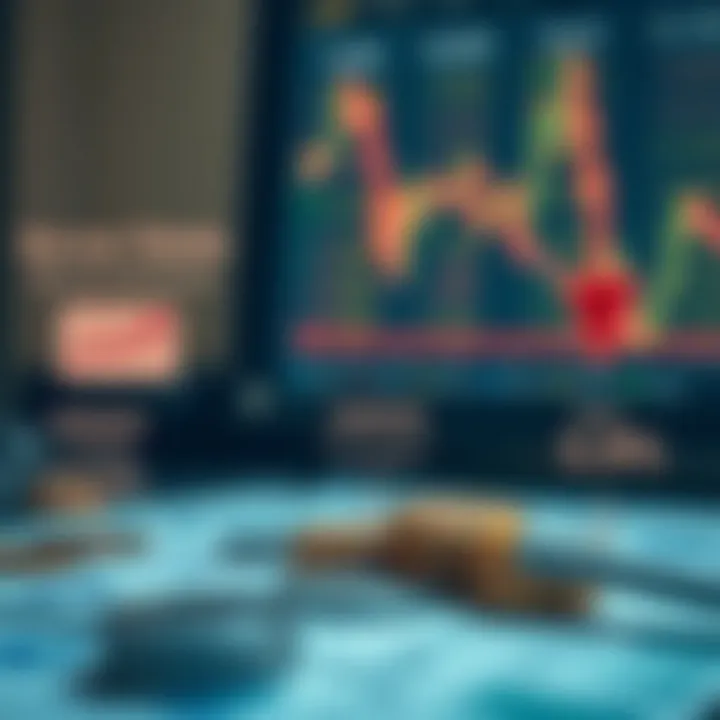 Visual representation of margin trading showing borrowed funds, margin requirements, and risk management in financial investing
