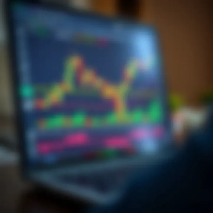 User interface of MetaTrader Web Terminal showing candlestick charts and trading tools on a web browser