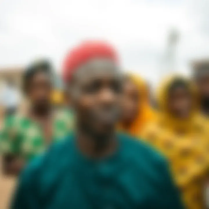 Colorful representation of Nigerian speech patterns in everyday conversation