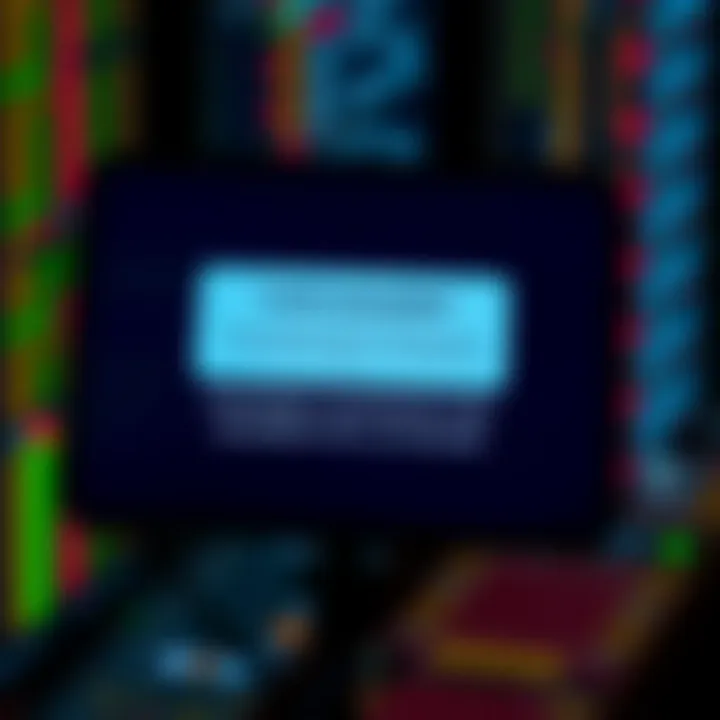 Digital illustration of banking transaction screen showing limit exceeded warning