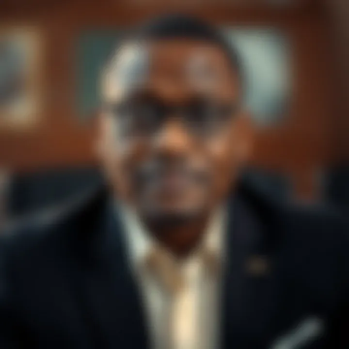 Portrait of Uche Paragon showcasing his confident and visionary demeanor