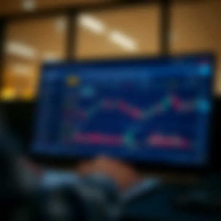 Dashboard screen showing various binary options trading tools and account management features