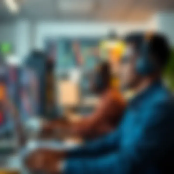 Illustration of a trader transitioning from demo account to live trading environment