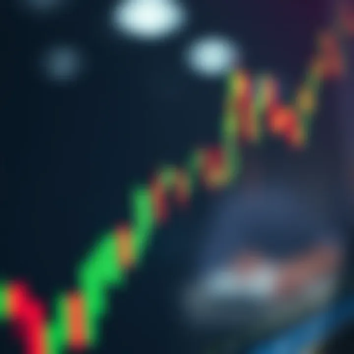 Chart showing a bearish reversal candlestick pattern suggesting a downward price movement