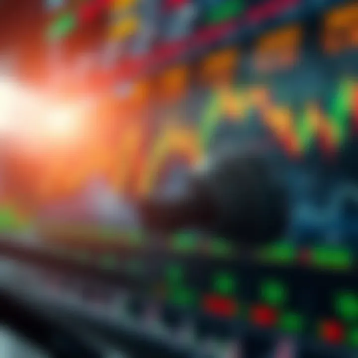 Global Currency Exchange and Forex Market Dynamics Conceptual representation of forex trading with global currencies and financial data