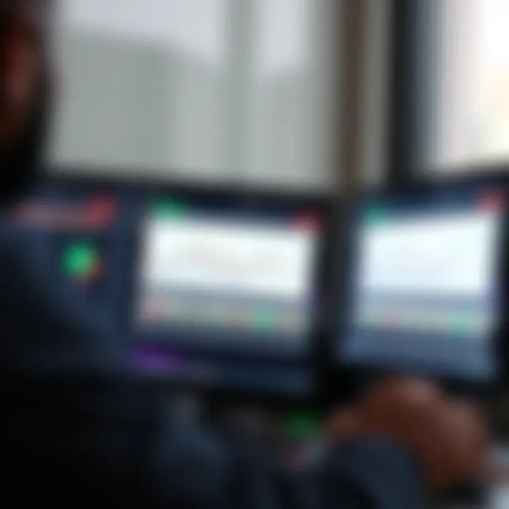 A digital interface displaying TradingView charts alongside Deriv trading options on a computer screen