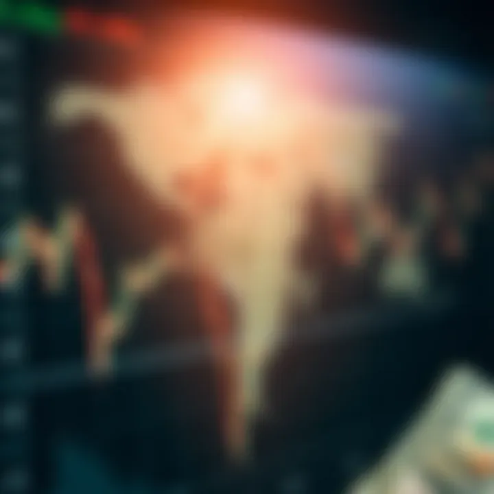 Graph showing fluctuations in the US dollar value against major currencies highlighting economic trends