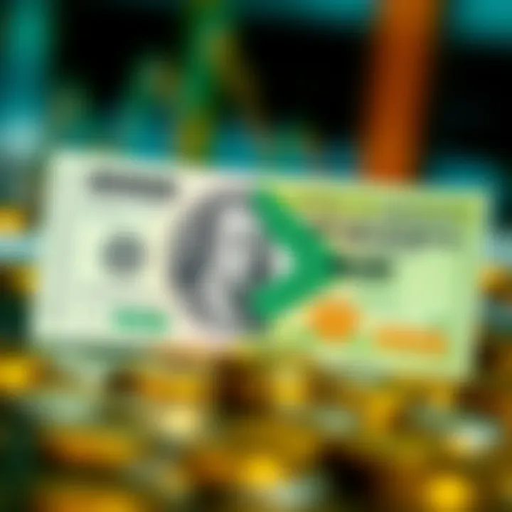 Illustration of key economic and political factors influencing currency exchange between the US dollar and South African rand