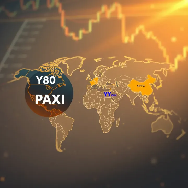 Global Overview of Major Forex Currency Pairs World map highlighting major forex pairs across different regions