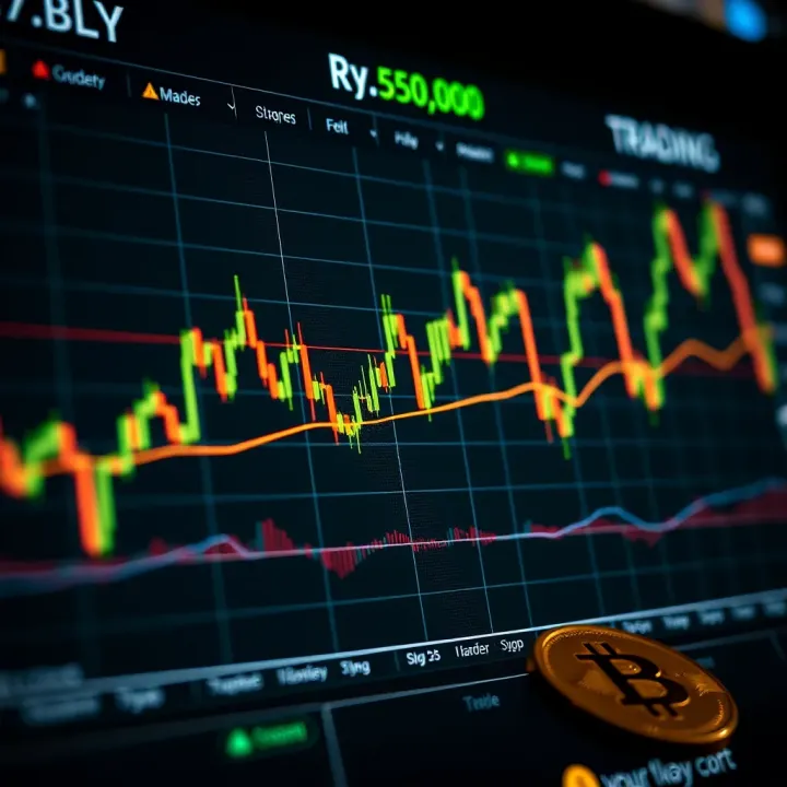 Analyzing Cryptocurrency Market Trends for Effective Trading Graph showing cryptocurrency market trends with buy and sell signals highlighted
