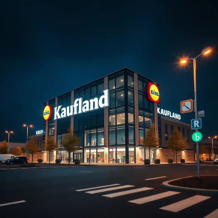 Kaufland Corporate Headquarters Symbolizing Retail Expansion Corporate headquarters of Kaufland representing the large-scale retail operations and business growth