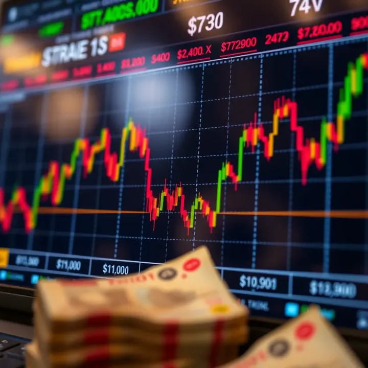 Currency Exchange Trends Highlighting Naira Volatility Graph showing currency exchange rates with Nigerian naira fluctuations