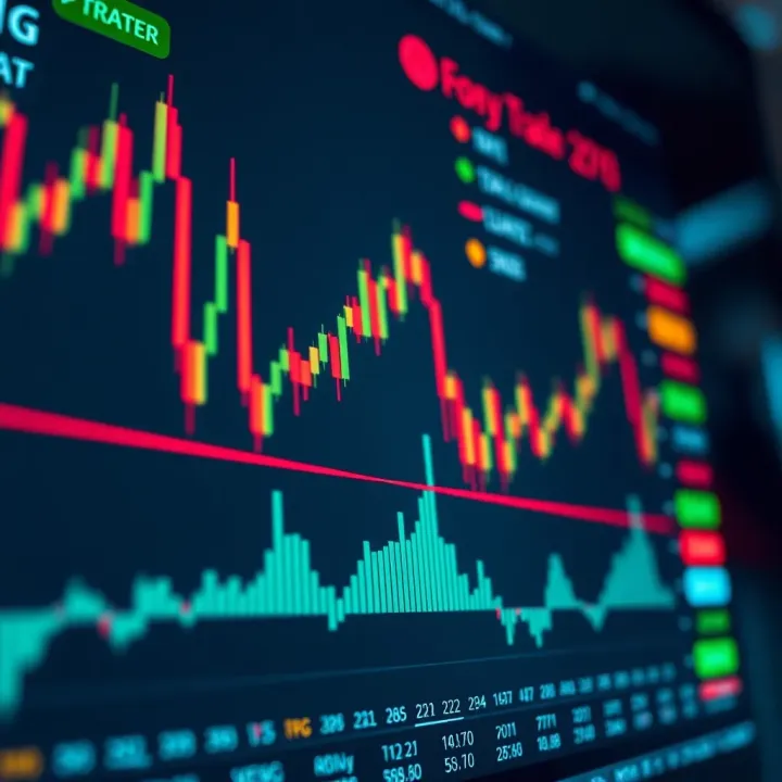 Chart depicting forex market volatility and trading strategies during Asian session for Nigerian traders