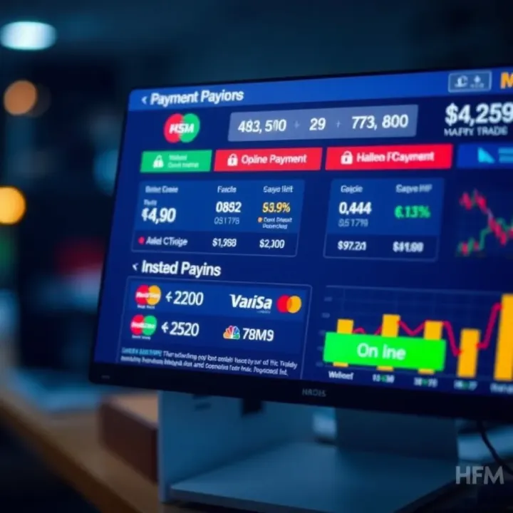 Secure Payment Methods for Funding HFM Trading Accounts in Nigeria Graphic depicting secure online payment options for funding HFM accounts in Nigeria