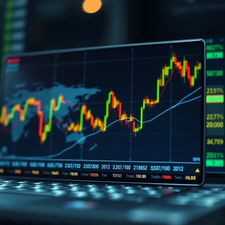 Graph illustrating forex trading growth influenced by fintech innovations and regulatory changes in Nigeria