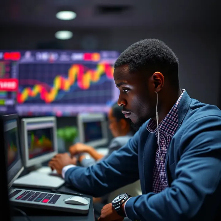Illustration of risk management strategies and secure trading practices for Nigerian traders