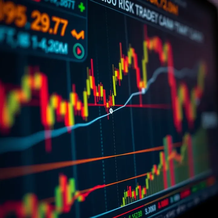 Trading Strategies and Risk Management Techniques on IQ Option Graph showing trading strategies and risk management indicators on IQ Option