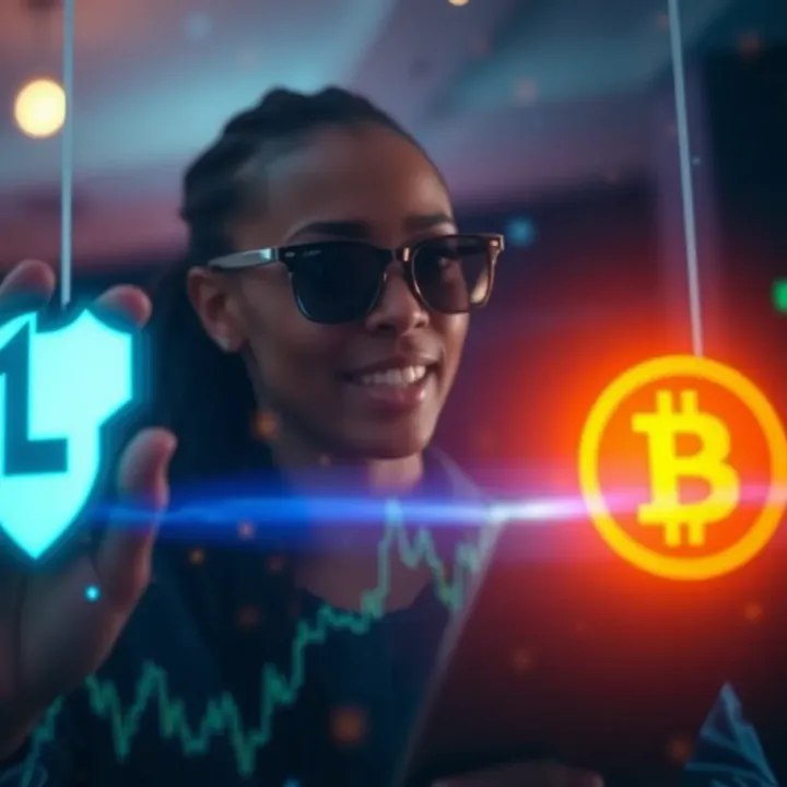 Ensuring Security and Trust in Nigerian Crypto Chats Abstract illustration of secure digital connections symbolizing safe crypto communication
