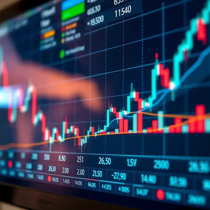Sui Token Market Movements and Price Trends Graph showing upward and downward trends of Sui token price on a digital trading platform