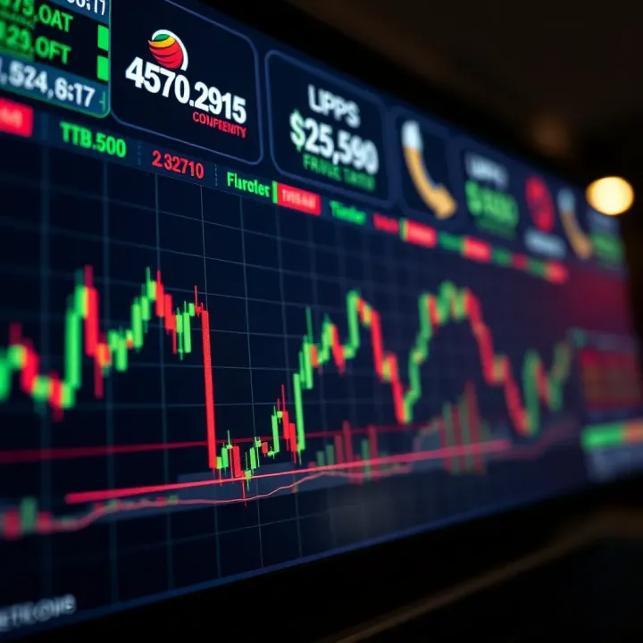 Chart displaying forex currency pairs fluctuations in Nigerian market