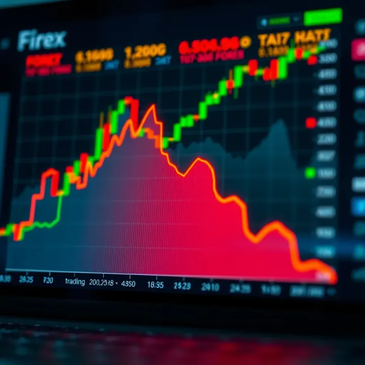 Graph depicting upward trends in forex trading within the Nigerian market