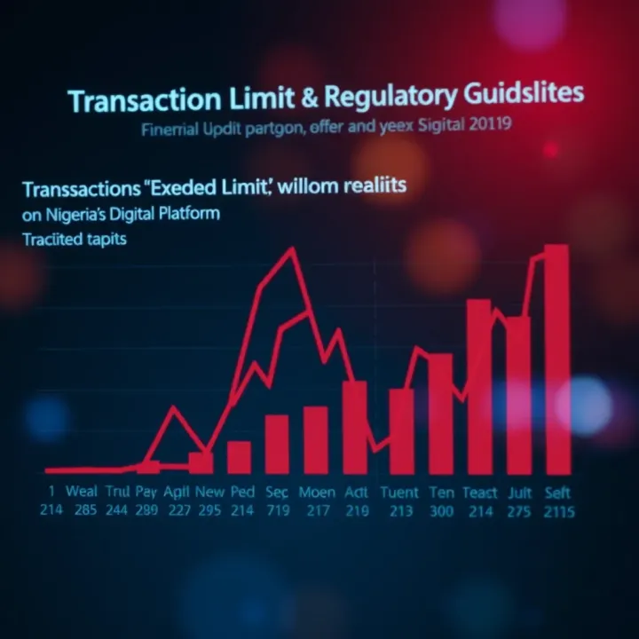 Graph illustrating transaction limits and regulatory frameworks in Nigeria's digital economy