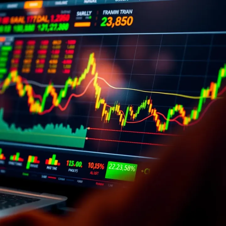 Chart displaying forex trading trends and analysis in the Nigerian market