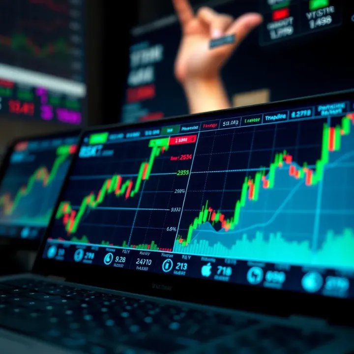 Risk and Reward Dynamics in Binary Trading Visual representation of risk versus reward in binary trading highlighting potential gains and losses