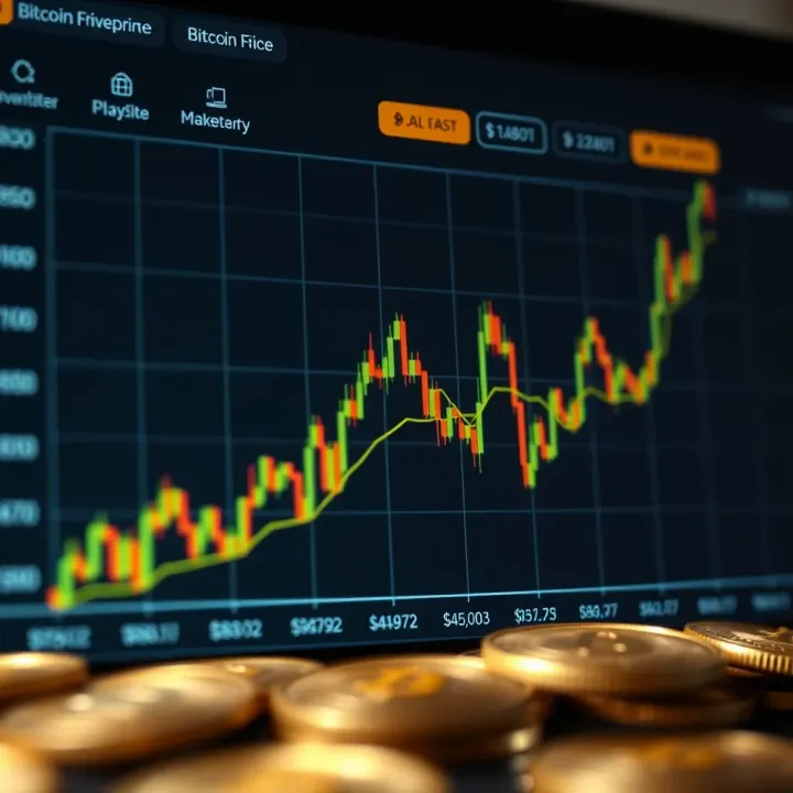Graph showing fluctuations in Bitcoin price relevant to Nigerian market trends