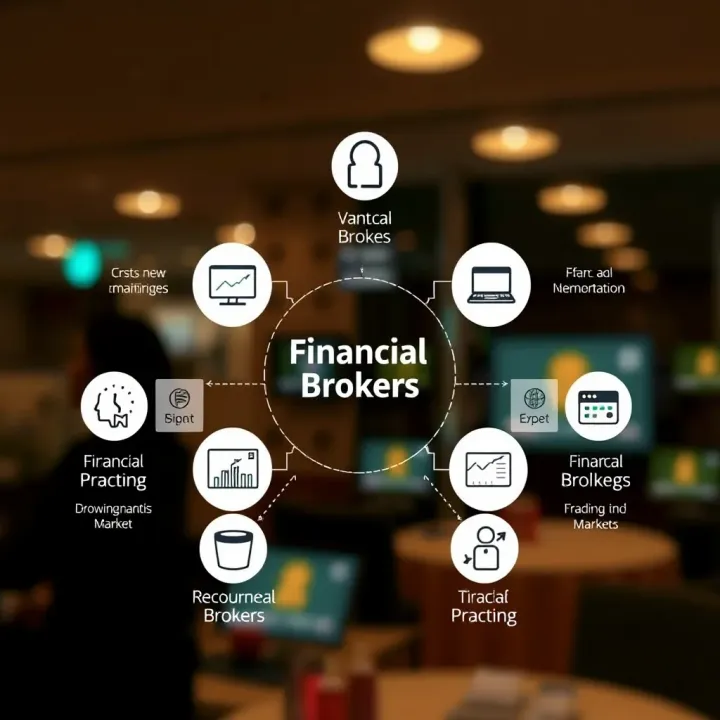 Diagram illustrating the different types of financial brokers in Nigerian markets