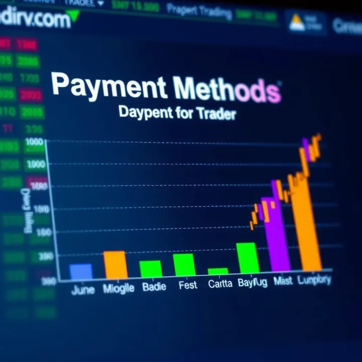 Graph showing payment method options available for Nigerian traders on Deriv.com