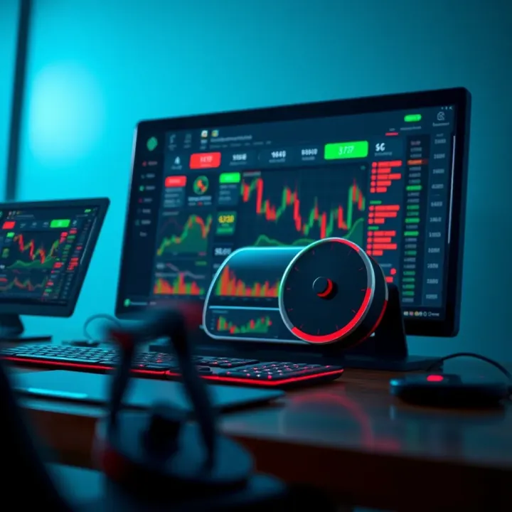 Deriv Live Account Platform Overview with Financial Instruments Illustration of a digital trading platform interface displaying various financial instruments and charts suitable for Nigerian traders