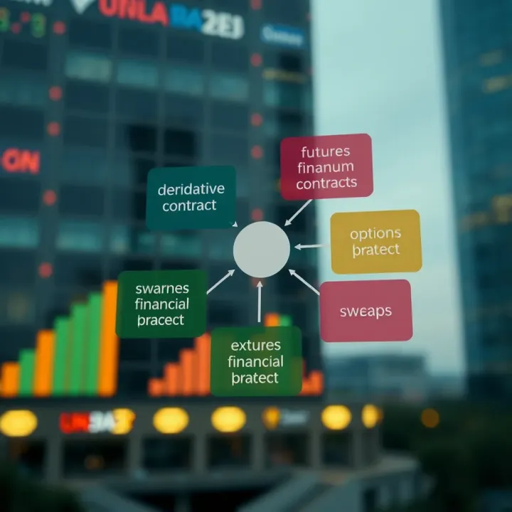 Diagram illustrating different types of derivative contracts such as futures, options, and swaps used in Nigerian financial markets