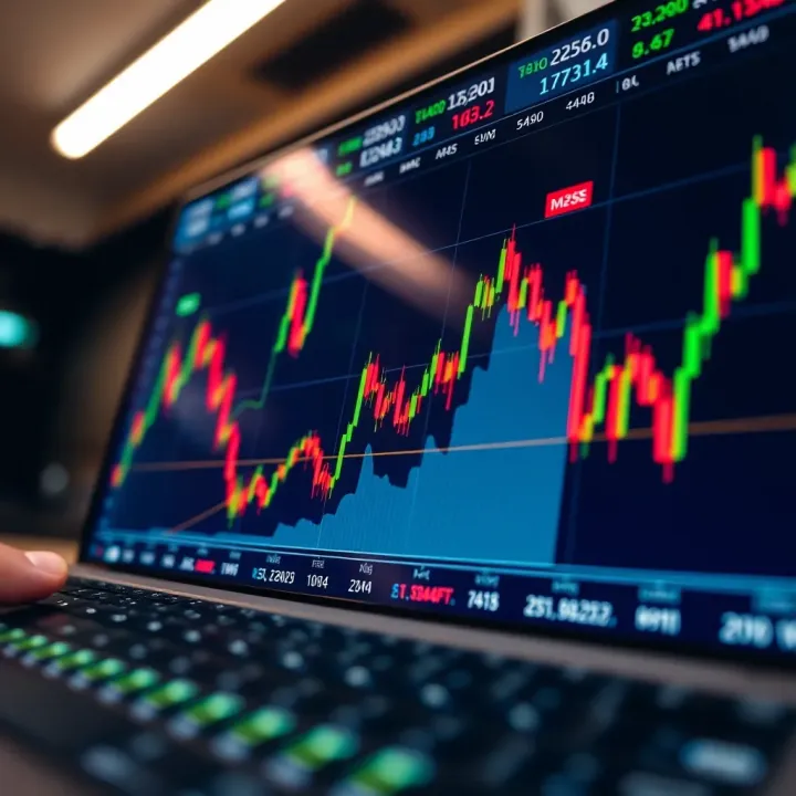 Graph showing the relationship between margin level and available trading funds