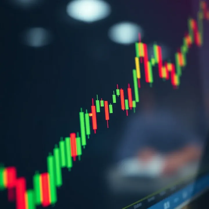 Bearish Reversal Candlestick Pattern Signaling Potential Downtrend Chart showing a bearish reversal candlestick pattern suggesting a downward price movement