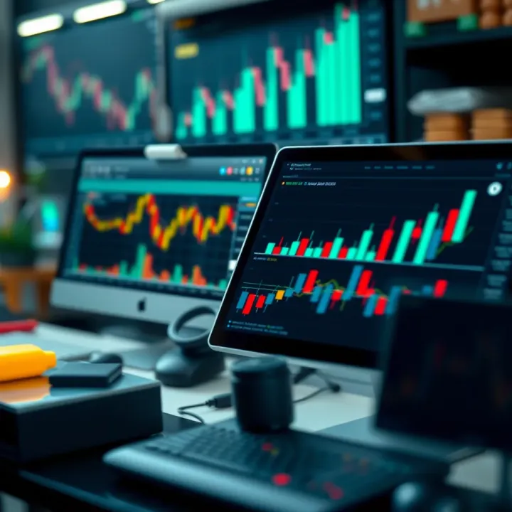 Visual representation of financial tools and charts used for maintaining zero financial position