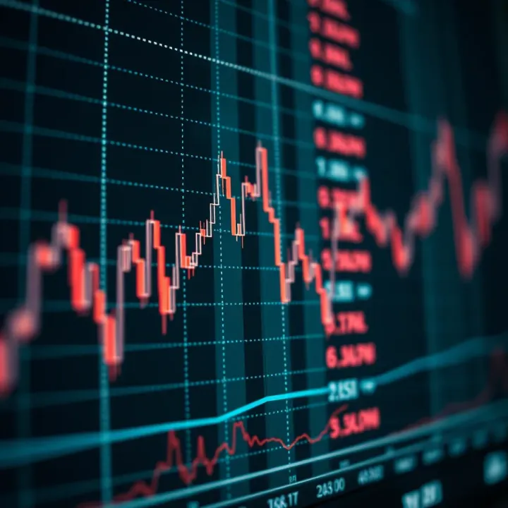 Graph showing fluctuating lines representing synthetic indices trading activity