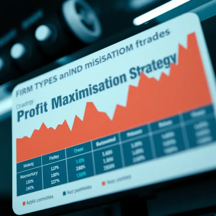 Firm Types and Profit Maximisation Strategies Chart depicting different types of firms and their profit maximisation strategies