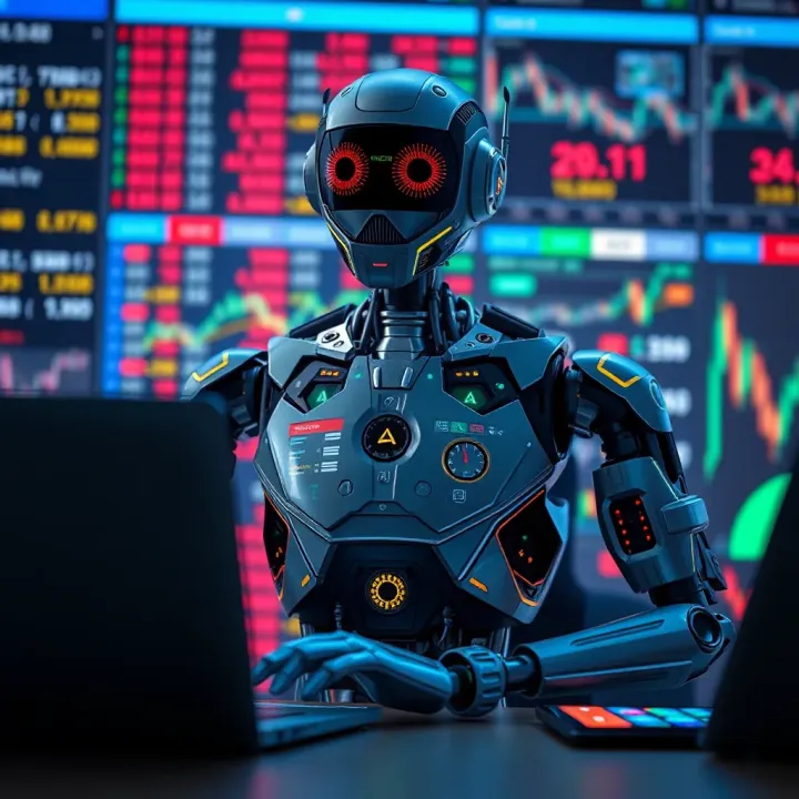 Exploring Trading Bots: Types, Benefits, and Risks in Financial Markets Visual representation of different types of trading bots interacting with market data